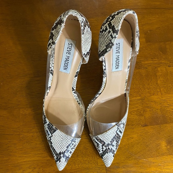 STEVE Madden Women's Shira D'Orsay size 7, Python 4” Heels. Near perfect EUC! - Picture 11 of 14